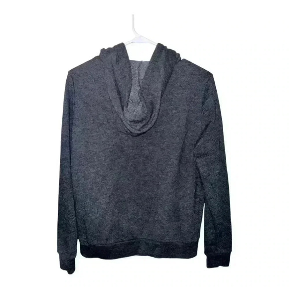 PINK Gray/Red Logo Full Zip Hoodie, Medium - Picture 2 of 6